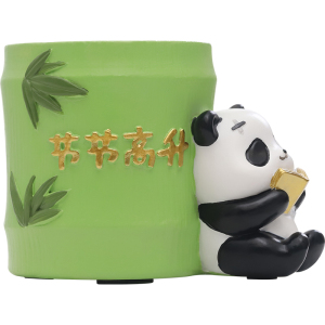 淘小熊笔筒可爱熊猫桌面装饰摆件