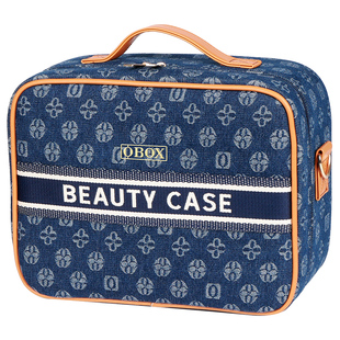 【女篮推荐】化妆包女2026新款外出便携分区收纳包牛仔斜挎手提包