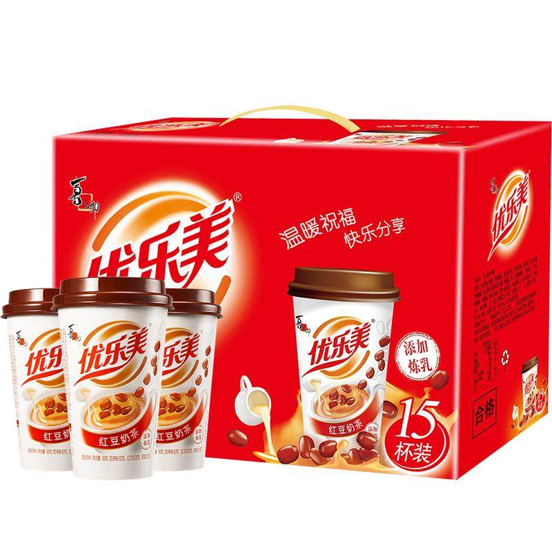 优乐美新西兰奶源红豆奶茶礼盒