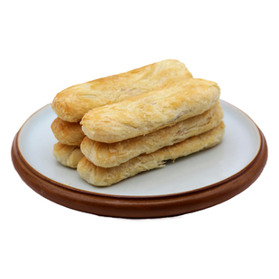三禾北京稻香村特产牛舌饼传统手工酥饼酥软椒盐馅糕点心零食茶点