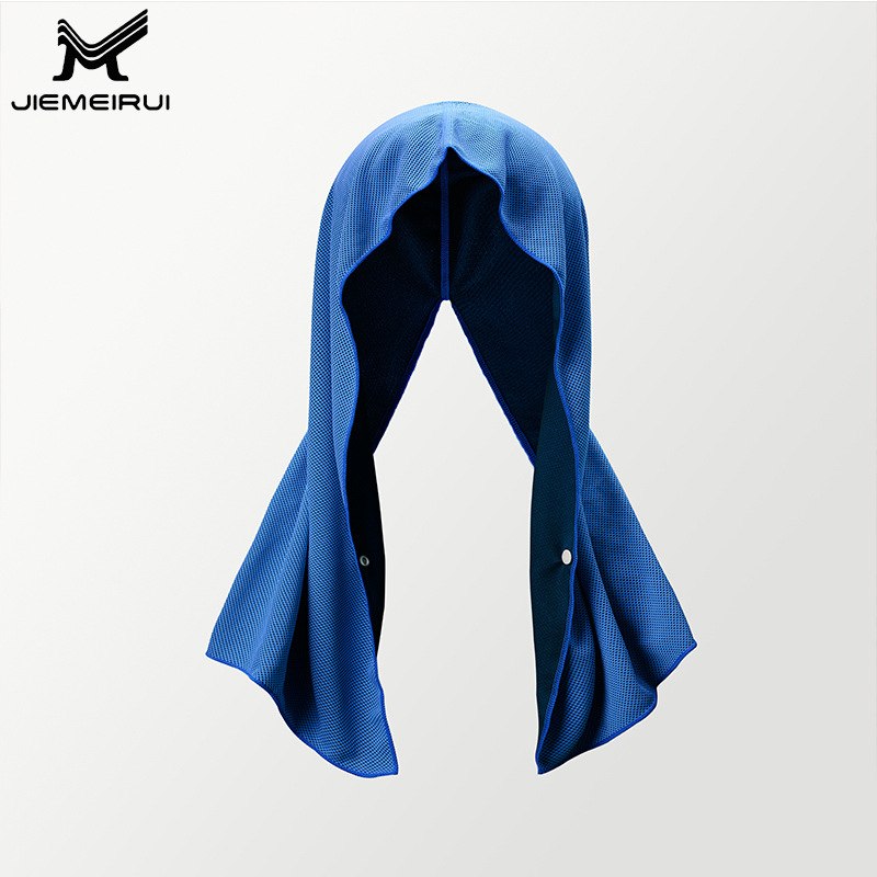 新品 冷感防晒头戴毛巾户外钓鱼可用防晒披肩头巾冷感降温毛巾厂