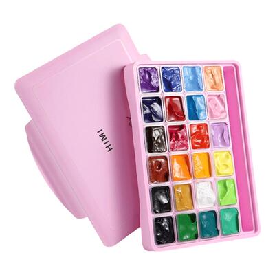 米娅HIMI水粉儿童果冻颜料套装