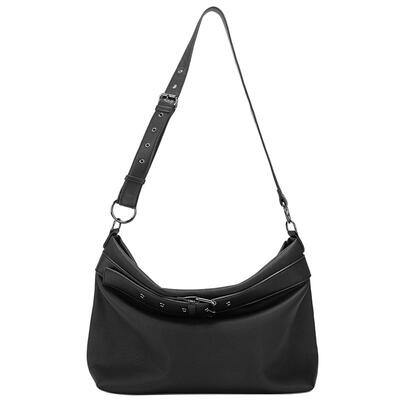 小众设计皮带装饰潮牌斜挎包