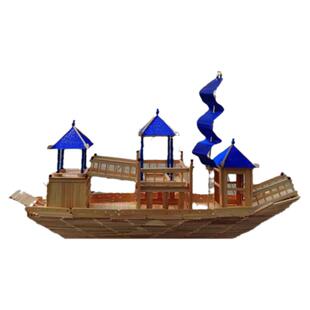 木船摆设手工制作仿古旅游观光假期交作业新款创意超大模型材料