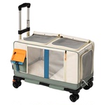 猫包外出便携猫咪猫箱航空箱双猫两只缅因大容量行李箱宠物拉杆箱