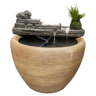 鱼缸循环水增氧流水摆件