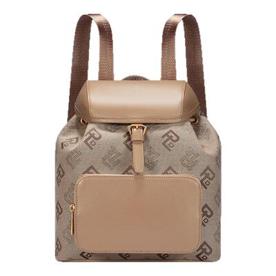 保兰德2025新款老花设计双肩背包