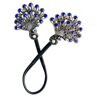 孔雀开屏盘发器2025新款懒人盘发神器高级感发饰发夹优雅头饰发簪