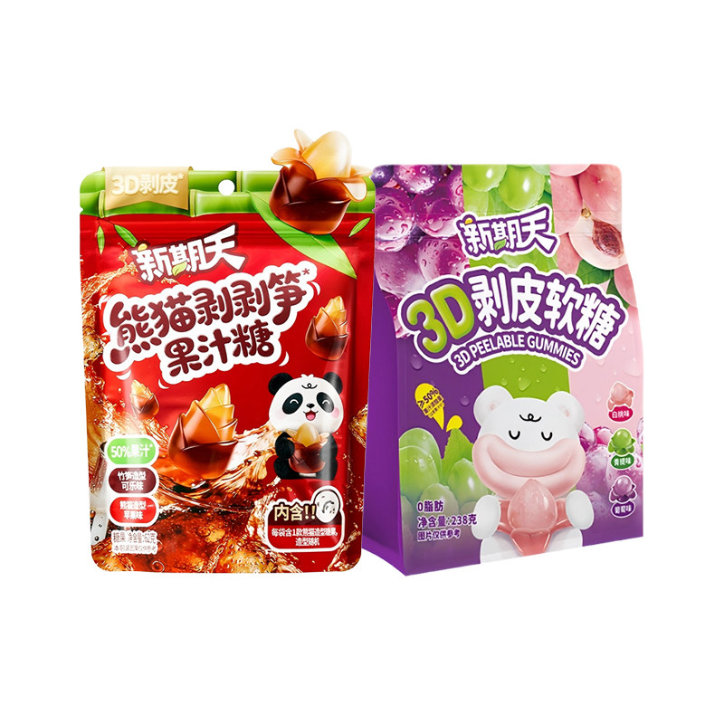 新期天3d混合口味剥皮软糖