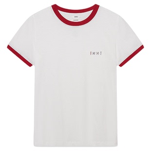 【现货】设计师品牌IMMI26SS一起做运动撞色短袖T恤MWEFWJTE1225X