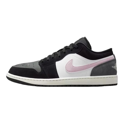 NIKE耐克男鞋Air Jordan 1 AJ1黑白粉低帮复古休闲板鞋II3788-003