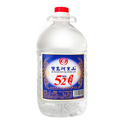 宝岛阿里山桶装1.5L高粱酒52度浓香型白酒泡酒专用三斤酒水纯粮食