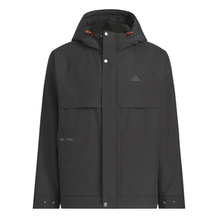 Adidas阿迪达斯男子加绒外套运动服防风连帽夹克JI8680 KF5224