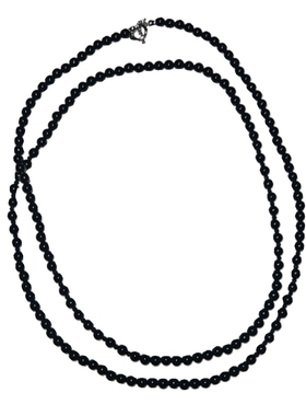 黑玛瑙叠戴手工春夏款串珠项链