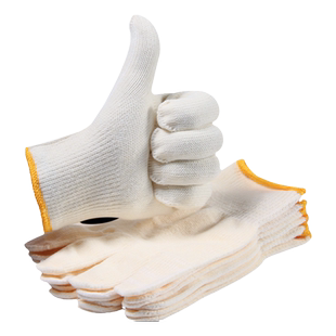 手套劳保加厚耐磨线手套防滑棉线男工地干活劳动尼龙劳工工作棉纱