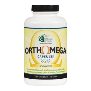 加拿大 Ortho Molecular OrthOmega深海鱼油 心血管保护 120粒