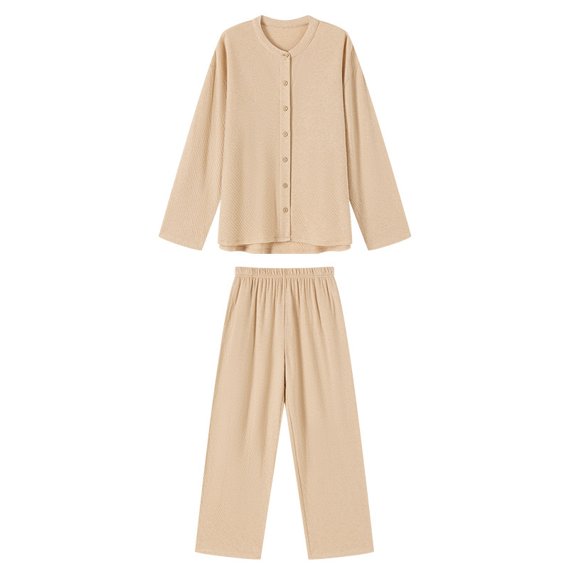 顶瓜瓜眠眠衣0染彩棉情侣家居服