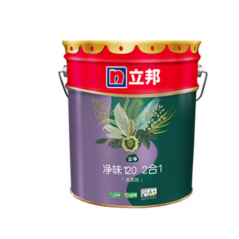 立邦乳胶漆可可蛋奶菱花白面漆
