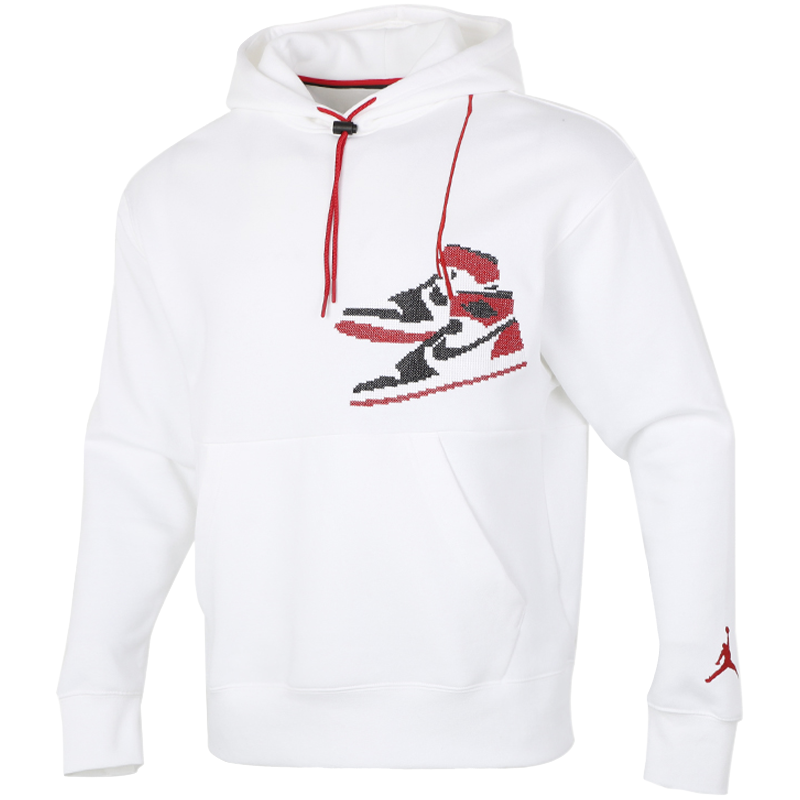 Nike耐克AJ男卫衣冬季新款JORDAN连帽衫保暖运动休闲套头衫CT3458
