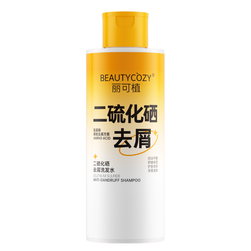 【去屑止痒】丽可植洗发水控油蓬松正品去油头二硫化硒洗头水液