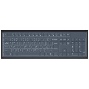 通用型台式机电脑键盘贴膜透明垫子硅胶膜垫适用联想按键保护套防尘罩盖贴纸卡通可爱双飞燕104键双飞燕膜