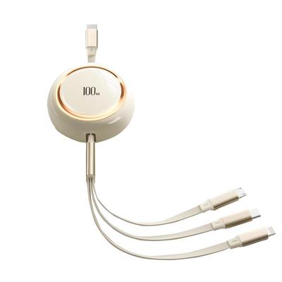 三合一数据线车载carplay数据线