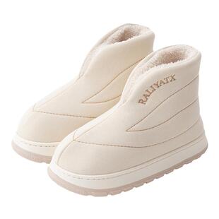 棉拖鞋女士2025新款秋冬季月子鞋室内家居厚底可外穿包跟保暖防滑