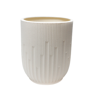 植卉居北欧风简约直筒大口径树脂花盆客厅高颜值龙血树鸭脚木花盆