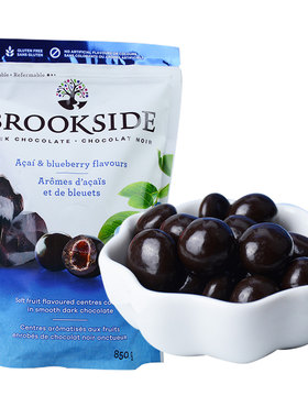 加拿大Brookside蓝莓黑巧克力豆