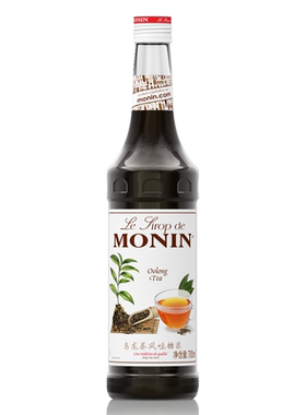 莫林MONIN乌龙茶风味糖浆玻璃瓶