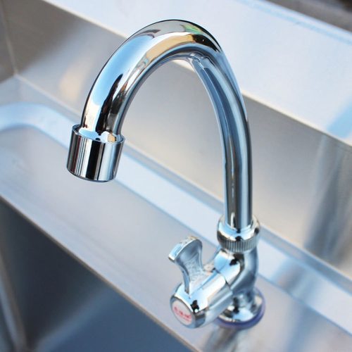 单人位不锈钢脚踏感应洗手池 双槽四人位验室手术室用手洗手池