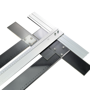 直角尺90度角尺塑料加长T型尺子丁字尺60cm90cm1米高精度制图专用