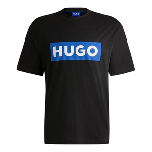 HUGO BOSS雨果博斯男士圆领短袖T恤休闲夏季新款时尚纯棉透气半袖