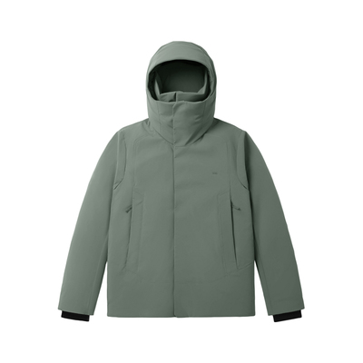 蕉下男士白鸭绒可机洗冲锋羽绒服