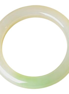 57.8mm和田玉翠青手镯女款