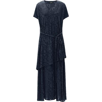 COCOBELLA蕾丝针织假两件连衣裙