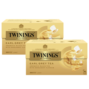 twinings川宁豪门伯爵烘焙茶粉进口伯爵红茶粉奶茶专用茶包10片装