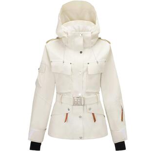 VECVEC滑雪服女3L单件冲锋衣单双板防水防湿保暖专业工装滑雪上衣