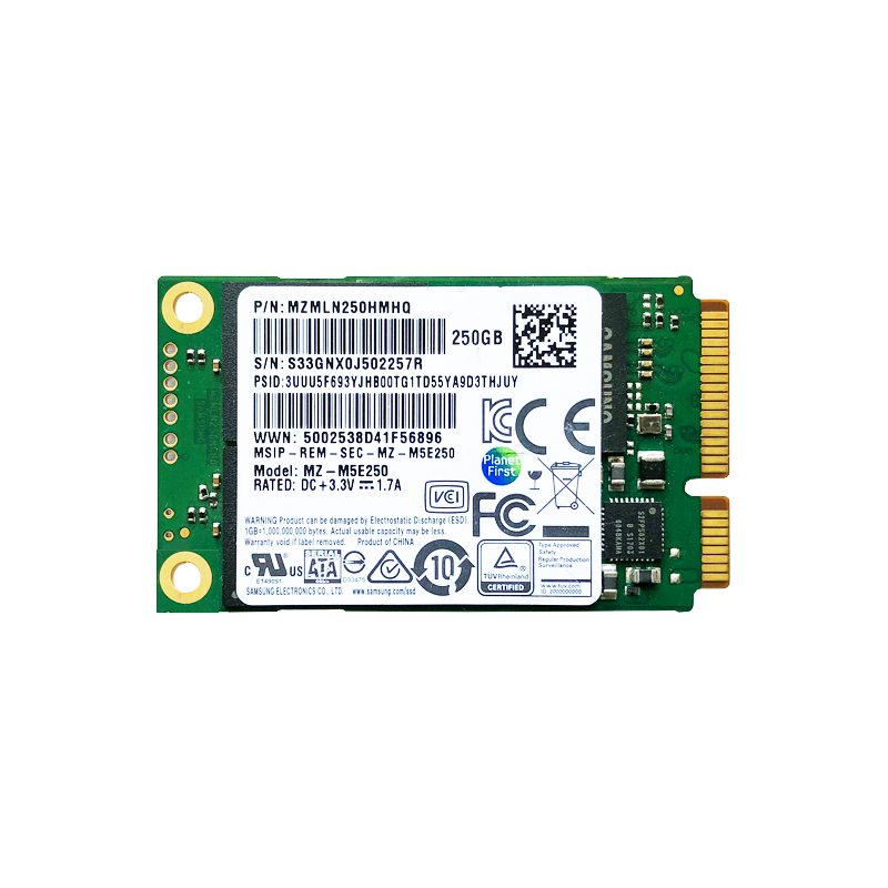 三星PM851 850EVO 128G 256G 512G 1T笔记本MSATA固态硬盘PM871