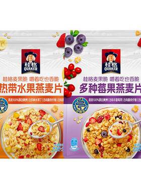 桂格即食水果燕麦片420g×2袋