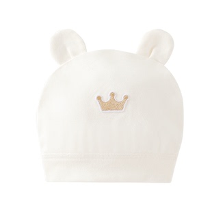 初生婴儿胎帽秋季a类纯棉婴幼儿0-3月初生宝宝小月龄保暖囟门帽