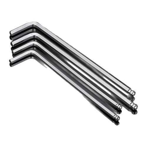 加长球头4 5mm内六角扳手l型内六方6棱螺丝刀套装2 2.5 3 10 12号
