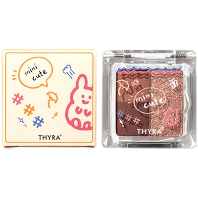 日常大地色三色眼影盘Thyra/昙雅