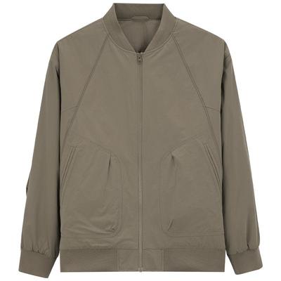 MindBridge纯色棒球领棉服