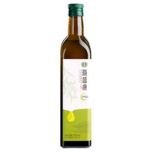 国产陇盛康橄榄油礼盒500ml*2头道冷榨生饮原味油低健身脂轻食餐