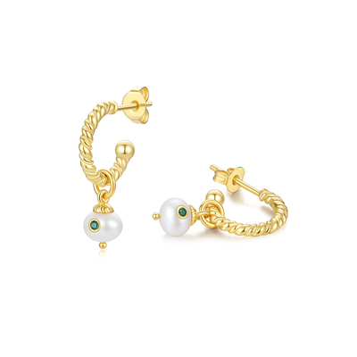 时尚珍珠耳钉Agatha/瑷嘉莎法式