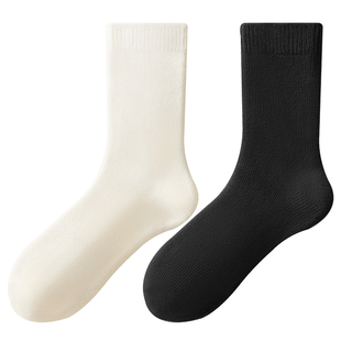 60%羊毛兔毛袜子女秋冬中筒袜东北保暖抗寒中老年人加厚羊绒长袜