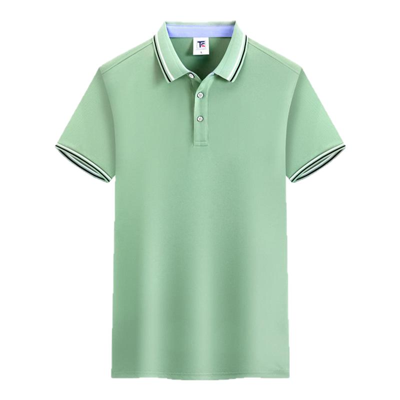 夏季短袖工作服定制印字logo餐饮奶茶店工衣POLO衫订做广告文化衫