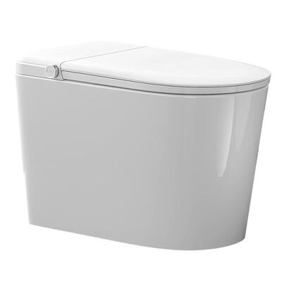 浪鲸小智鲸轻智能马桶坐便器泡沫盾翻盖翻圈智能大小冲060