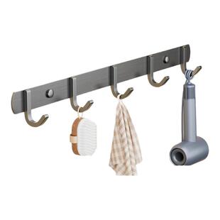 免打孔门后挂衣架壁挂浴室挂钩强力承重粘胶卫生间厕所壁挂式收纳